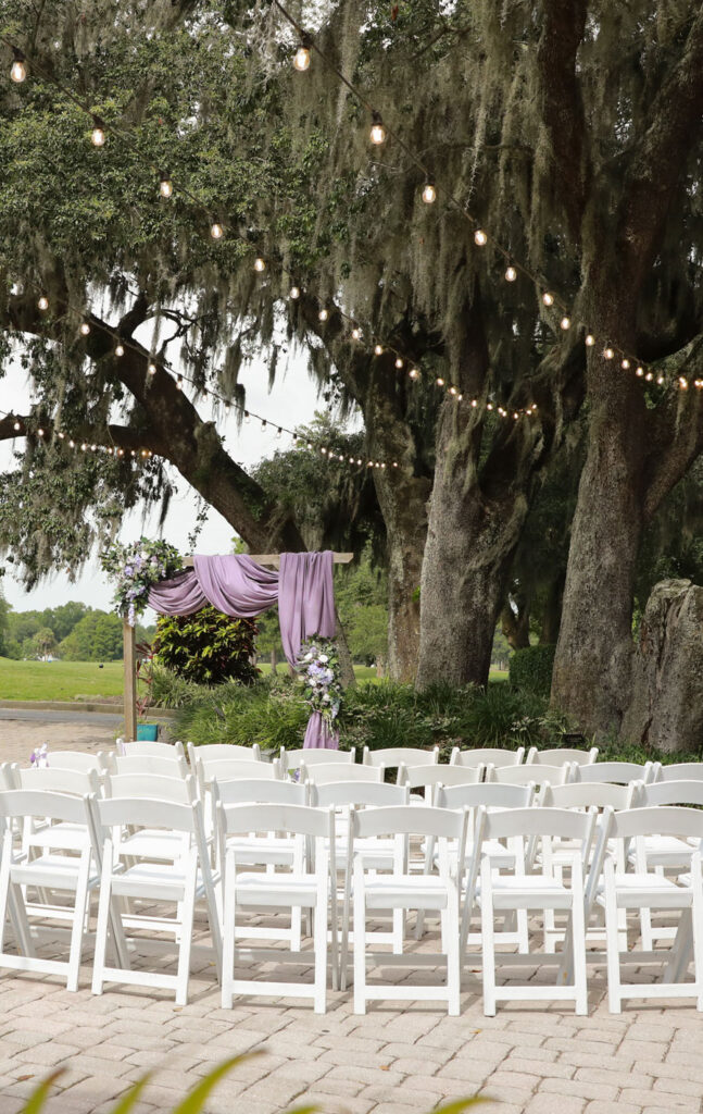 Dubsdread-outdoor-wedding-setup